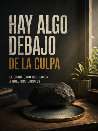 Una piedra sobre un plato en una mesa.