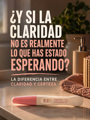 Una prueba de embarazo positiva sobre una encimera.