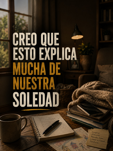 Un escritorio vacío con una pila de libros, un bloc de notas y un bolígrafo.