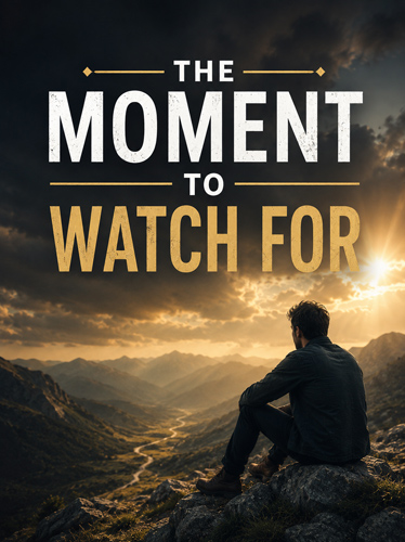 Man on mountaintop overlooking road to the horizon
