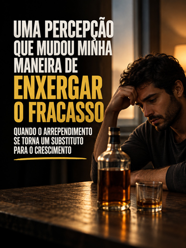 Um homem encarando uma garrafa de bebida, lutando para não beber.