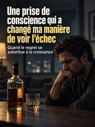 Un homme fixant une bouteille d'alcool, luttant pour ne pas boire.