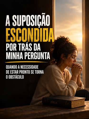 Mulher rezando ao lado de sua Bíblia.