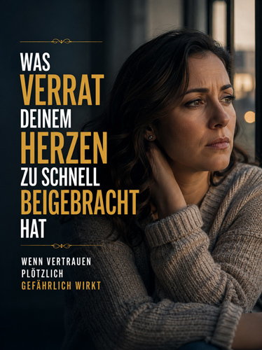 Nachdenkliche Frau sitzt am Fenster und ist tief in Gedanken versunken.