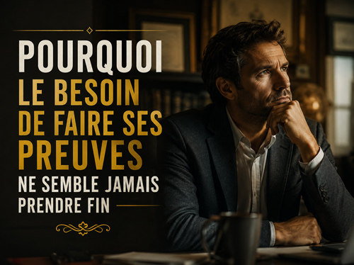 Un homme dans un bureau, plongé dans ses pensées.