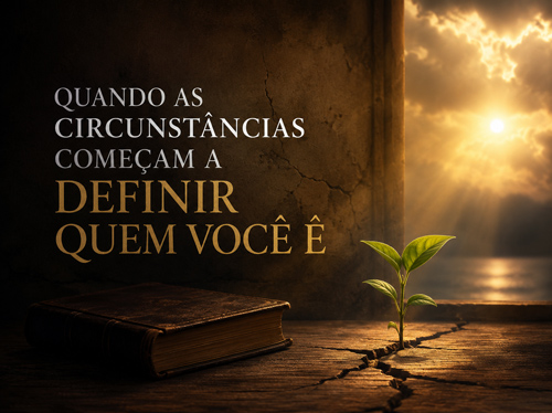 Uma pequena planta ao lado de um livro, crescendo sob a luz do sol que entra pela janela.