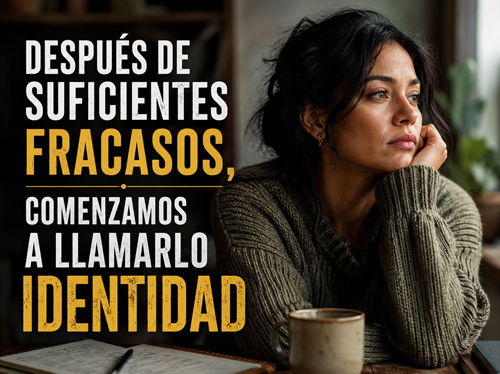 Mujer pensativa en una mesa con una taza de café