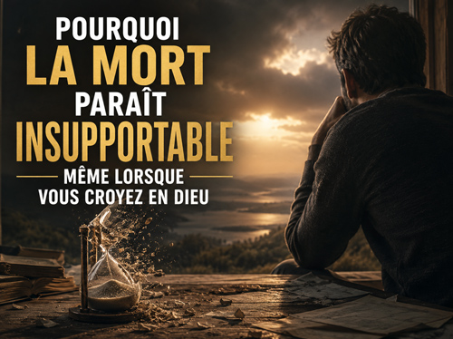 Un homme regarde le coucher du soleil à travers la fenêtre.
