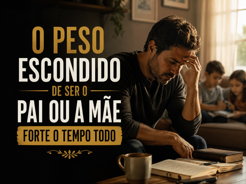 Homem lutando sozinho, enquanto as crianças aparecem ao fundo.