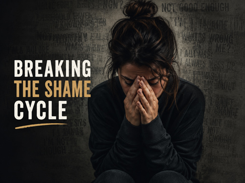 Shameful woman praying