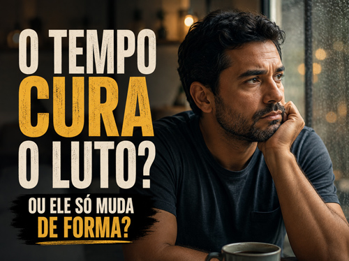 Homem pensativo olhando pela janela para a chuva.