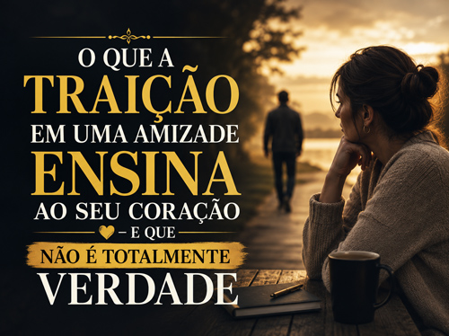 Mulher sentada à mesa, observando um homem ir embora.