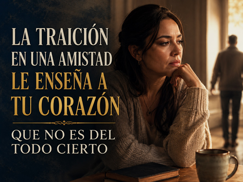 Mujer pensando profundamente, con un hombre en segundo plano.